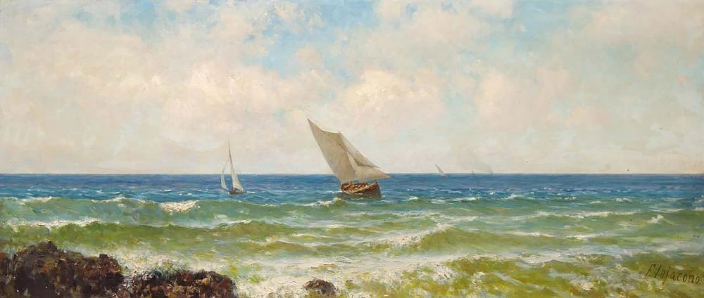 Marina con vela